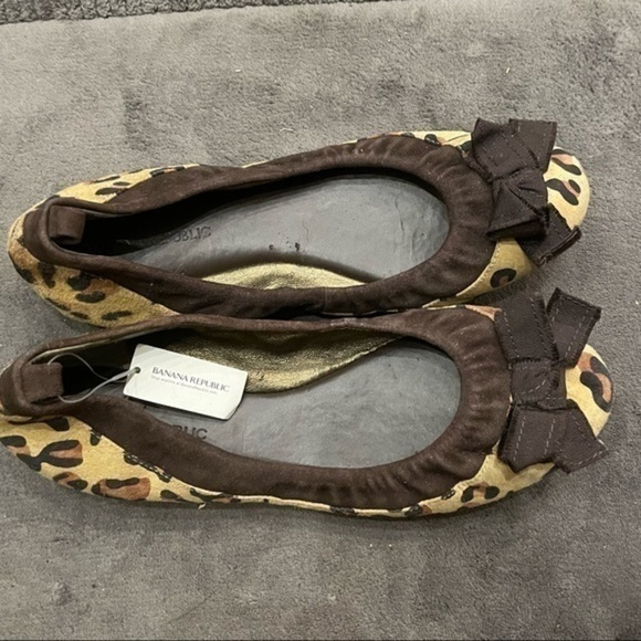 Banana Republic - Leopard print flats - Size 7 - New - Picture 4 of 7